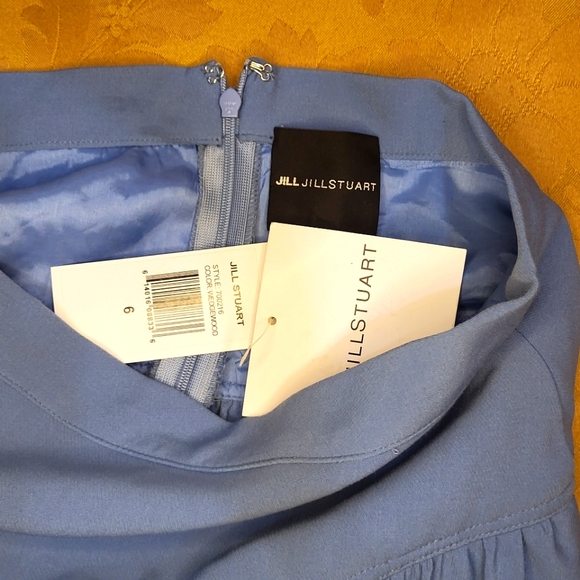 Jill Stuart wedgewood blue skirt with ruffle - Picture 3 of 7